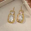 Pendientes Naturales Claros y Brillantes Ai Tong Jewelry, Pendientes Versátiles Únicos, Magníficos y Exquisitos, Pendientes de Nicho Exquisitos y Llamativos