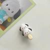 Horquilla de Sanrio con forma de paleta de colores sólidos, mini flequillo de dibujos animados para estudiantes, accesorio para el cabello con clip lateral