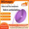 Fabricante de fita condutiva antiestática tensão estável linha de produto eletrônico fixação antiestática nylon Velcro