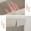 Caja de Almacenamiento con Ventana Visual de Tela de Algodón y Lino Caja de Almacenamiento Organización de Ropa Plegable Armario para el Hogar Caja de Almacenamiento de Algodón y Lino Japonesa