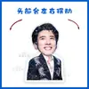 Wang Li Hong caricatura versión Q adorno de escritorio eléctrico con cabeza que se mueve standee, divertido mecedor cartón plástico sellado regalo con imagen personalizada