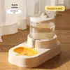 Dispensador de água para gatos Alimentador automático Fluxo desconectado Alimentação sem fio Água potável Boca não molhada automática Suprimentos para animais de estimação