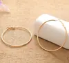 Pendientes de Aro de Plata 925 Pendientes de Aro Exagerados Elegantes con Estilo Estilo Ins Pendientes Populares Hebillas para Orejas Metal Coreano