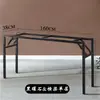 Prateleira dobrável, suporte de mesa simples, prateleira de metal, suporte de mesa, pernas de mesa simples, suporte de mesa, prateleira de armazenamento quadrada de ferro forjado