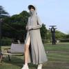 Roupa Profissional de Seda de Gelo com Proteção Solar para Mulheres 2026 Novo Verão Ultra Longa Slim Fit Anti-UV para Exterior Roupa de Proteção Solar de Corpo Inteiro