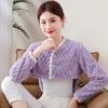 Chaleco con hombrera para la columna cervical, artefacto cálido para dormir, protección de hombros para maternidad femenina, chal de manga larga para otoño e invierno, a prueba de frío para los hombros.