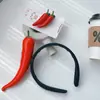 Diadema para el cabello con forma de fruta y verdura, pinzas para el cabello para mujer, accesorio para la cabeza distintivo, creativo y divertido, diadema de presión para lavarse la cara, goma para el cabello, cueva para el cabello