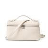 Piel de Vaca de Primera Capa Lp19 Bolsa Lonchera Bolso de Cuero Genuino para Mujer 2026 Nuevo Modelo Gigi Mismo Estilo Bolso de Mano Bolsa Caja Bolso Cruzado Pequeño