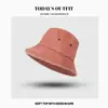 Estilo Nuevo Primavera y Verano Estilo Japonés Mezclilla Lavada para Hombres y Mujeres, Sombrero de Pescador Versátil con Protección Solar, Sombrero para el Sol, Tendencia de Moda de Sombrero Cubeta para Parejas