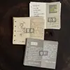 Coleção M5 Caderno de Folhas Soltas Acessórios para Páginas Internas Livro Planejador de Armazenamento Capa de PP Livro de Cartões Mini Bolso Interno Portátil