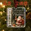 Adornos de acrílico para efectivo de Navidad, regalos para decoración de árbol de Navidad, colgantes creativos de bendición festiva, cinco diseños