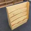 Gabinete combinado de juguete de pino alcanfor para jardín de infantes, muebles para niños, estantería de madera maciza, estantería de dibujos animados, casillero multifuncional