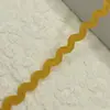 Em estoque Cor Sólida 5mm Onda Forma S Borda Curva com Fita de Renda Acessórios de Casamento Cortina Chapéu Roupa Infantil Acessórios de Roupa
