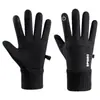 Guantes de exterior para hombre invierno cálido terciopelo interruptor antideslizante a prueba de viento impermeable conducción motocicleta invierno mujer