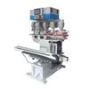 Máquina de Tampografia Semi-Automática CNC Taosheng Cinco Cores com Porta-Peça Servo Capa de Chapa Metálica Máquina de Transferência de Logo Duas Cores