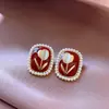Modernos y Minimalistas Brazaletes para Oreja Retorcidos de Piedra Ojo de Tigre para Mujer, Pendientes Versátiles Vintage, Accesorios para Orejas de Otoño e Invierno con un Toque de Lujo Ligero y de Alta Gama