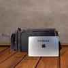 Bolso cruzado de cuero genuino para hombre, Bolso de hombro casual portátil versátil, Bolso para iPad para el trabajo con múltiples bolsillos, Transfronterizo