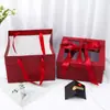 Caja de Regalo Transparente Cuadrada con Flores de Jabón para Cigarrillos Caja de Regalo para el Día de San Valentín Caja de Empaque de Regalo de Rosas Caja Creativa de Recuerdo para Llevar