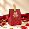 Caixa de doces para casamento 2026 novo modelo caixa de doces portátil de alta qualidade, caixa de embalagem de doces de nicho especial para casamentos, caixa vazia