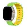 Adecuado para correas de Apple Watchs456789/10/11 Correas de Apple Modificadas Correas de Reloj de Silicona Marina