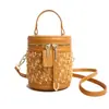 Bolsa Saco Elegante e Simples para Mulheres 2025 Nova Bolsa Transversal Estilosa Versátil Tendência Bolsa de Mão Trançada Bolsa Saco