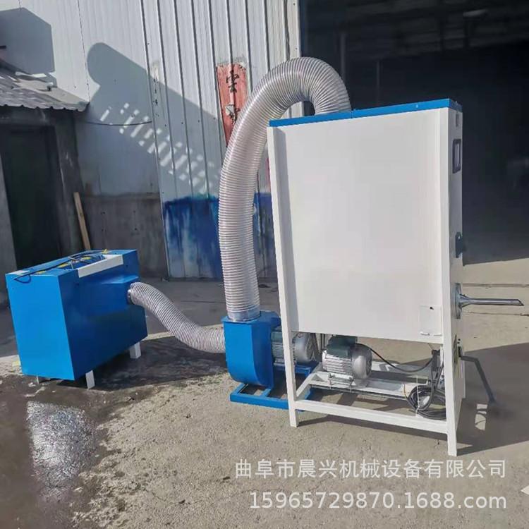 玩具充棉机 半自动开松棉服枕芯充棉机视频 珍珠棉pp棉开松机