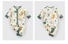 Mamelucos de Algodón 100% para Bebé al Mayoreo Yierying 0-3 Años Estilo Lindo Recién Nacido Bebé Infantil Niños mameluco Otoño Ropa de Bebé