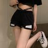 Shorts Deportivos Casuales Petite de Moda para Mujer en Verano, Diseño Alargador de Piernas, Pantalones Cortos A-Line, Pantalones Adelgazantes de Pierna Ancha
