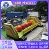 Gran circuito de obstáculos de balón de equilibrio inflable, juegos inflables divertidos para team building de empresa, desafío inflable comercial