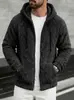 Nova Jaqueta Suéter de Tricô Solta com Capuz Casual Masculino Estilo Europeu e Americano Transfronteiriço Outono e Inverno