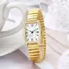 Relógio de Pulso Quartz Clássico com Mostrador Grande e Dígitos Grandes, Elástico na Manga, para Adultos e Idosos, Par de Relógios Masculino e Feminino, Presente para Idosos