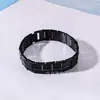 Pulseira Magnética Multi-Color Destacável Masculina com Ímãs Fortes, Exquisita e de Alto Padrão, Pulseira Galvanizada Única e Simples para Homens