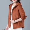 Chaqueta Corta de Pana a la Moda para Mujer, Estilo Coreano Holgado, Nueva Chaqueta de Béisbol Otoño e Invierno 2026, Sudadera Talla Grande para Mujer