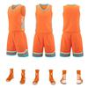 Uniforme de baloncesto americano para niños al por mayor rápido traje de jersey de baloncesto para adultos traje de entrenamiento transpirable para hombres compra grupal jersey azul