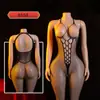 Meias arrastão sexy Benxi para exportação Meias de exportação Sedutoras para flerte Intimidades sexy Meias Peça única Pijama tentação 8558