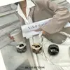 Botones Metálicos Irregulares con Forma de Hongo Convexo Abrigo de Tweed Chanel Suéter Top Hebilla Decorativa
