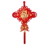 Colgante de nudo chino para Año Nuevo, decoración de character "Fu" roja de alta gama para la sala de estar, inauguración de casa, puerta de entrada y decoración del hogar para la buena fortuna y el ambiente festivo