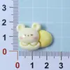 Dibujo animado lindo ratón diy pegamento crema funda para teléfono móvil bolsa de material hecho a mano accesorios para el cabello resina accesorios gota de pegamento
