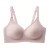 Sujetador sin costuras transfronterizo para mujer de talla grande, con soporte suave, cobertura total, diseño ajustable y sin aros, en estilo europeo y americano