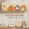 Funda de Aire Acondicionado de Dibujos Animados Todo Incluido, Funda Universal para Aire Acondicionado, Resistente a la Humedad, Resistente a la Suciedad, Funda a Prueba de Polvo para Midea, Gree y Otras Marcas