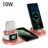 Base de Carga Inalámbrica Magnética Multifuncional Ocho en Uno Transfronteriza Adecuada para Auriculares Apple y Cargadores de Teléfono Móvil con Carga Rápida 15W