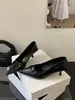 Zapatos de Otoño para Mujer 2026 de Cuatro Estaciones con Tacón Alto y Punta Fina, Zapatos de Mujer Fruncidos, Tallas 35-40