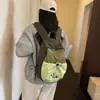 Mochila de nicho muy elegante para niñas, nuevo modelo 2026, mochila escolar versátil con bloques de color para estudiantes de secundaria, mochila para estudiantes universitarios