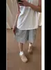 Shorts Xadrez Estilo Americano para Homens, Novo Verão 2026, Calças de Cinco Pontos Finas de Secagem Rápida, Shorts Casuais Largos para Praia, Modernos