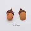 Acessórios de Esquilo de Tecido Acessórios de Cabelo Infantis Materiais Semi-acabados Meninas Cabeça de Ganso Urso Acessórios para Roupas Sapatos Chapéus Bolsa