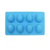 Nuevo 8 incluso simple creativo forma de huevo molde para pastel silicona grado alimenticio molde para hornear de cocina venta al por mayor
