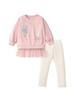 Traje de otoño de manga larga para niñas de Little Maven, traje de malla para niños europeos y americanos, traje de dibujos animados lindo para niñas