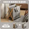 Cesta de Ropa Sucia para Uso Doméstico, Cesto de Ropa Plegable Estilo Japonés para Dormitorio, Cesta de Ropa de Tela para Baño, Solución de Almacenamiento para Ropa