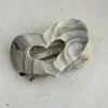 Pinza para el pelo con diseño de tinta vintage en forma de corazón, estilo nuevo, pinza de tiburón para mujer, accesorio para el pelo versátil personalizado, pasador, pinza para el pelo