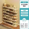 Estantería de almacenamiento ahorradora de espacio personalizada para dormitorios estudiantiles, zapatero extendido de pie, zapatero de múltiples capas para almacenamiento en la entrada del hogar